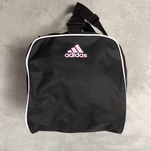 ADIDAS BLACK/PINK DUFFEL BAG - Picture 8 of 9